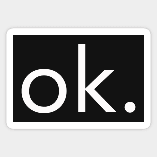 ok. Sticker